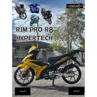 CNC SPORT RIM HYPERTECH PRO-RX8 2025 Y15ZR Y15 LCV8 Y125 BLACK GREY 1.6/1.6X17 R8 SPORT RIM RX8 HYPE