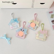 [T&B Nov] 1Pcs Photo Card Holder 1.5x1 Inch ID Badge Holder Acrylic Animal House Kpop Photocard Hold