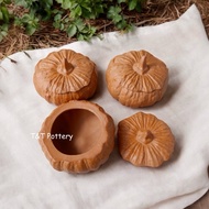 Clay Cups Pumpkin With Lids For Cooking Desserts