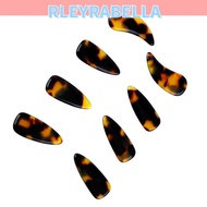 RLEYRABELLA 8PCS Guzheng Finger Picks, Plastic Tortoiseshell Transparent Blue Color Guzheng Nail Cov