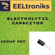 100UF 50V 100 UF 50 V ELECTROLYTIC CAPACITOR 5PCS/SET