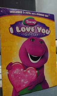 多媒體輕鬆系列：Barney I LOVE YOU Gift Set (全套3隻DVD+1隻兒歌CD)