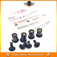 YAMAHA LC135 V2 V3 V4 V5 V6 V7 Y15ZR NVX155 NVX COWLING VISOR SCREW SET COWLING SCREW & BUSH  1SET 4