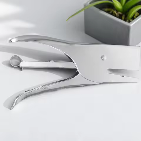 Plier Stapler 24 6 26 6 Staples Silver Manual Metal Heavy Duty Office School Warehouse No Jam Techno