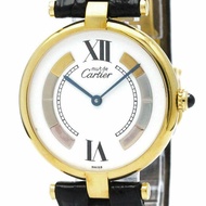 CARTIER Must Vandome 鍍金石英女士手錶 590003 BF572204