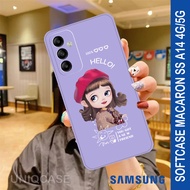 [M01] SOFTCASE MACARON MOTIF FOR SAMSUNG A14 4G/5G TERBARU - SOFTCASE MACARON SAMSUNG A14 4G/5G - CA