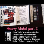kaset tape pita jadul HEAVY METAL kaset campuran