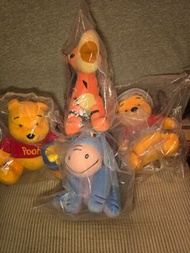 麥當勞 Winnie the Pooh 迪士尼毛公仔 一套4隻