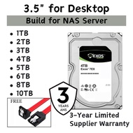 Exos Enterprise HDD Hard Disk 1TB 2TB 4TB 6TB 8TB 10TB HDD 3.5" HDD Internal Hard Drive 7200rpm SATA