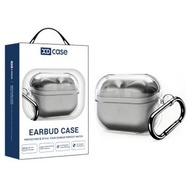 適用於三星 Galaxy Buds3 / 3 Pro / 3 FE XDcase 透明TPU耳機保護套 配銀色掛鈎