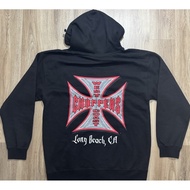 New Retro Y2K West Coast Chopper Black Hoodie Ready Stock