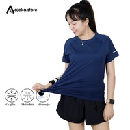 AJE.Ka J18 women's yoga gym sports t-shirt with comfortable raglag sleeves