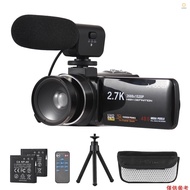 ado2my)Andoer 2.7K Digital Video Camera Camcorder DV Recorder 48MP 16X Digital Zoom 3.0 Inch IPS Tou