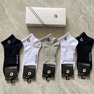 New Boxed Running Socks On Letter Socks For Men And Women 1 Box 5 Pair Boat Socks Sports Breathable 