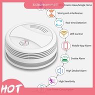 [KidsDreamMall.my] Tuya WiFi Fire Smoke Alarm Detector High Sensitivity Smoke Detector Sensor Alarm