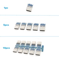 Usb-c 3.1 Type C female Connector 4 Pin Test Adapter Connector Socket For Data Line Wire Cable Trans