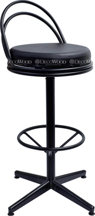 Modern High Bar Stool 360 Degree Swivel / Front Desk / Office Chair W520MM X D520MM X H930MM