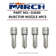 4pcs Diesel Fuel Injector Nozzle Tip G3S60 for ISUZU 4HK1 6HK1 295050-1290 8-98207435-0
