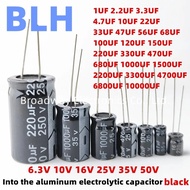 2-50PCS Aluminum Electrolytic Capacitor 6.3V 10V 16V 25V 35V 50V 150UF 220UF 330UF 470UF 680UF 1000U