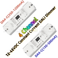 DALI Dimmer 350-1200mA Or 150-500MA 12V-48VDC Constant Current 4CH DA4-C(DT6/DT8) 24V 4 Channel CC C