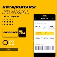 [HEMAT]Kwitansi | Nota | minimal order 1 RIM | 2 kertas fly | 1 warna