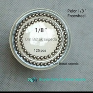 Steel Ball 1/8 inch (125 pcs) pelor Freewheel/Freewheel speed