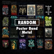 Indonesian Metal Band Poster size 21x30 (A4) Random Room Wall Poster