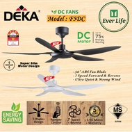 [ New Model 2022 ] DEKA KRONOS F5DC / F5DC BABY 56" & 46" DC Motor 14 Speed With Reverse Ceiling Fan
