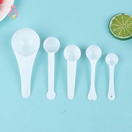 [DPGT] 10Pcs 1g 3g 5g 10g Measuring Plastic Scoop Measuring Spoons Milk Powder Spoons