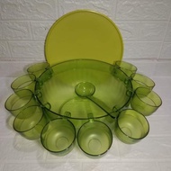 HIJAU Watercolor set tupperware green Watercolor bowl tupperware/ wtc set tupperware set Tupperware 