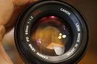 【售】收藏級 Canon標準鏡皇 FD 55mm F1.2 S.S.C. 大光圈人像鏡(加購轉接 Sony E口)