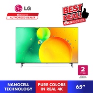 [F.Ship + Bracket] LG NANO75 4K Smart NanoCell TV (65") 65NANO75SQA with AI ThinQ® (2022)