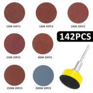 1/2/3/4inch Quick Change Sanding Discs Pad Sandpaper Set 60-3000 Grit Abrasive Polishing Pad for Dre