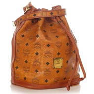 Vintage MCM Cognac Bucket Bag Authentic Original Second Preloved Branded