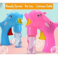 Fish Bubble Gun Blower Bubble Blaster Shooter for Kids with 2 Refill Bottles