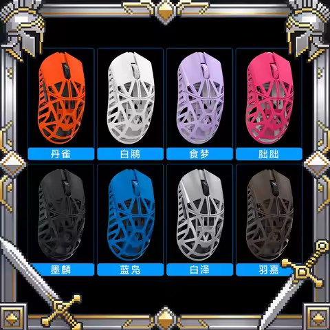WLMOUSE Beast X Pro 39g Magnesium Wireless Gaming Mouse – Ultra-Light, PAW3950HS, 8K Receiver, Omron