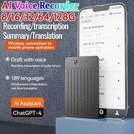 ChatGPT-4 LED Indicator AI Notetaking Dev 500mAh Intelligent Note Vo Recorder for International Exch