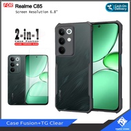 GREAT PACKAGE 2in1 Case Realme C85 C71 C75 Realme C61 C63 NFC C51s Free Clear Tempered Glass