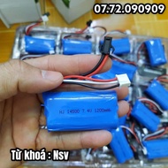 Nsv Pin 7.4v 14500 1200mah xả 10C dùng cho xe điều khiển từ xa đồ chơi trẻ em