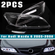 Car Headlight Headlamp Plastic Clear Shell Lamp Cover Replacement Lens Cover  For Mazda 6 2003 2004 