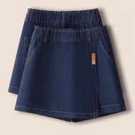 Keey Women's Elastic Waist Denim Shorts A975