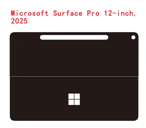 Skin Sticker for Surface Pro 12 11 X 9 8 Surface Pro 7 6 5 4 3 Back Decal, Vinyl Decorative Laptop C