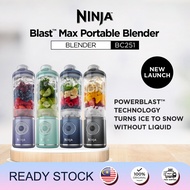 【Ready stock】Ninja Blast Max Portable Blender, 650ml, Rechargeable, Crushes Ice, lightweight, BPA Fr