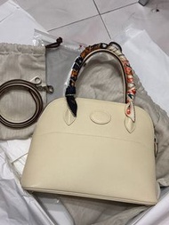 [95%New] Hermès Bolide 27 Epsom I2 Nata 愛馬仕 保齡球包