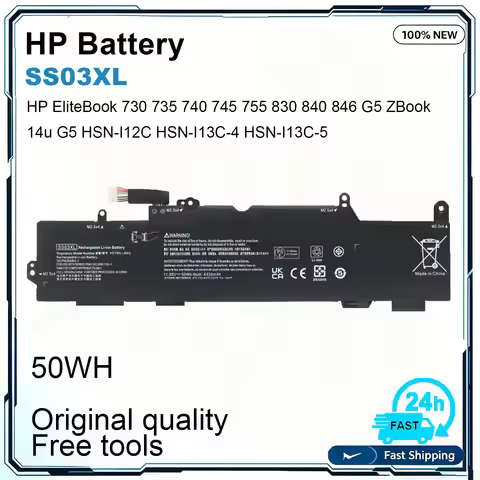 New SS03XL Laptop Battery For HP EliteBook 730 735 740 745 830 840 846 G5 735 745 840 G6 ZBook 14U G