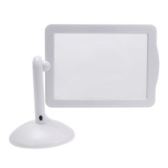Table Magnifier Lamp with 2 LED Lights 360 Degrees Rotate 3X Reading Full Page Magnifying Glass Handsfree Loupe