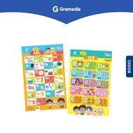 Gramedia Surabaya - Opredo 2 in 1 Poster Hafiz Hafizah - ABC and 123