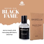 parfum geamoore basic club 50 ml bpom (spray) /grosir parfum basicclub - black fame