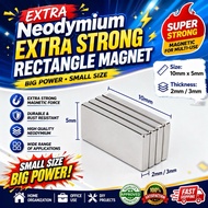 10MM x 5MM x 2MM/3MM SUPER STRONG Block Magnet / Rectangular Magnet