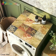 Retro Washing Machine Cover Mat High-end Diatom Mud Absorbent Sunscreen Cover Bedside Table Dustproo